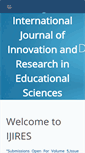 Mobile Screenshot of ijires.org