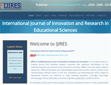 Tablet Screenshot of ijires.org
